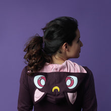 Cargar imagen en el visor de la galería, Sudadera Sailor Cat Luna (Uva) Adulto - Disponible 7 días después de la compra