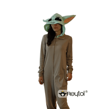 Cargar imagen en el visor de la galería, Kigurumi Grogu (Baby Yoda) Niños - Disponible 7 días después de la compra