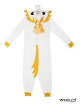 Cargar imagen en el visor de la galería, Kigurumi Unicornio Blanco Con Amarillo Adulto