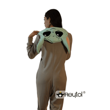 Cargar imagen en el visor de la galería, Kigurumi Grogu (Baby Yoda) Niños - Disponible 7 días después de la compra