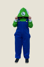 Cargar imagen en el visor de la galería, Kigurumi Luigi Niños - Disponible 7 días después de la compra