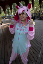 Cargar imagen en el visor de la galería, Kigurumi Unicornio Rosa Adulto