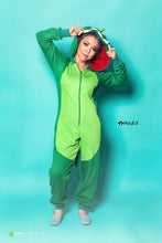 Cargar imagen en el visor de la galería, Kigurumi Dinosaurio Verde Adulto