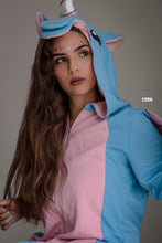 Cargar imagen en el visor de la galería, Kigurumi Unicornio Turquesa Adulto
