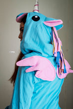 Cargar imagen en el visor de la galería, Kigurumi Unicornio Turquesa Adulto