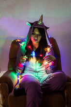 Cargar imagen en el visor de la galería, Kigurumi Unicornio Violeta Adulto