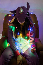 Cargar imagen en el visor de la galería, Kigurumi Unicornio Violeta Adulto