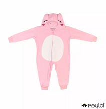 Cargar imagen en el visor de la galería, Mameluco Puerquito Rosa Niños