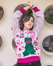 Cargar imagen en el visor de la galería, Suéter Dino Rosa