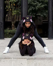 Cargar imagen en el visor de la galería, Sudadera Sailor Cat Luna (Negra) Adulto