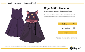 Capa Sailor Cat Morada - Disponible 7 días después de la compra