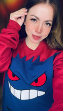 Cargar imagen en el visor de la galería, Sudadera Gengar Sonrisa Adulto - Disponible 7 días después de la compra

