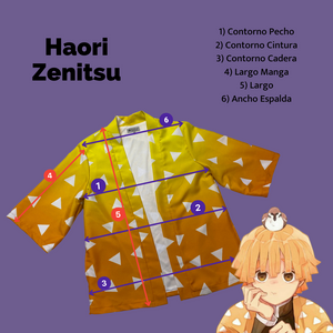 Haori Zenitsu - Disponible 7 días después de la compra