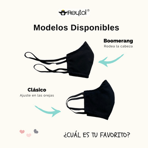 Cubreboca Fucsia Puntos - Clásico / Boomerang