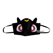 Cargar imagen en el visor de la galería, Cubrebocas Sailor Cat Luna Negra - Clásico
