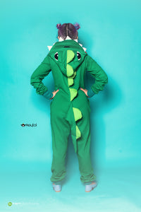 Kigurumi Dinosaurio Verde Adulto