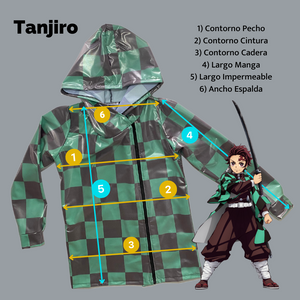 Impermeable Tanjiro - Disponible 14 días después de la compra